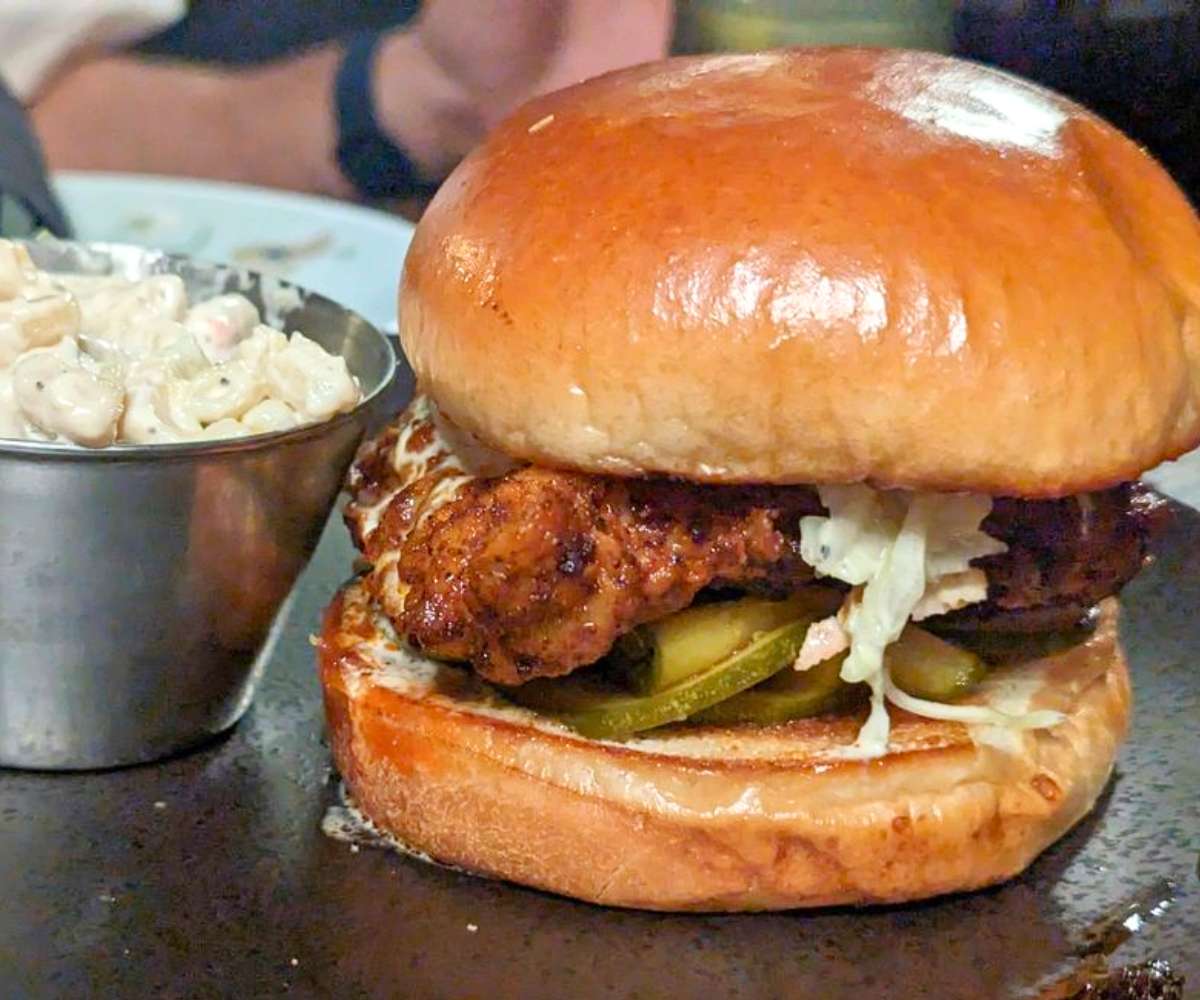 Nashville Hot Chicken Sandwich at The Nest in Schenectady, New York