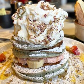 Baklava Pancakes at Cafe La Maude in Philadelphia, Pennsylvania