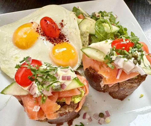 Saumon Fume at Cafe La Maude in Philadelphia, PA