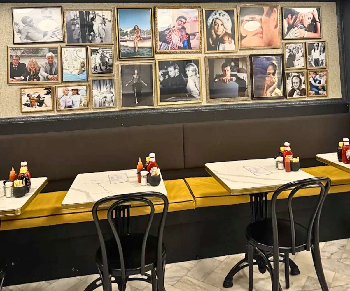 interior of Cafe La Maude in Philadelphia, PA