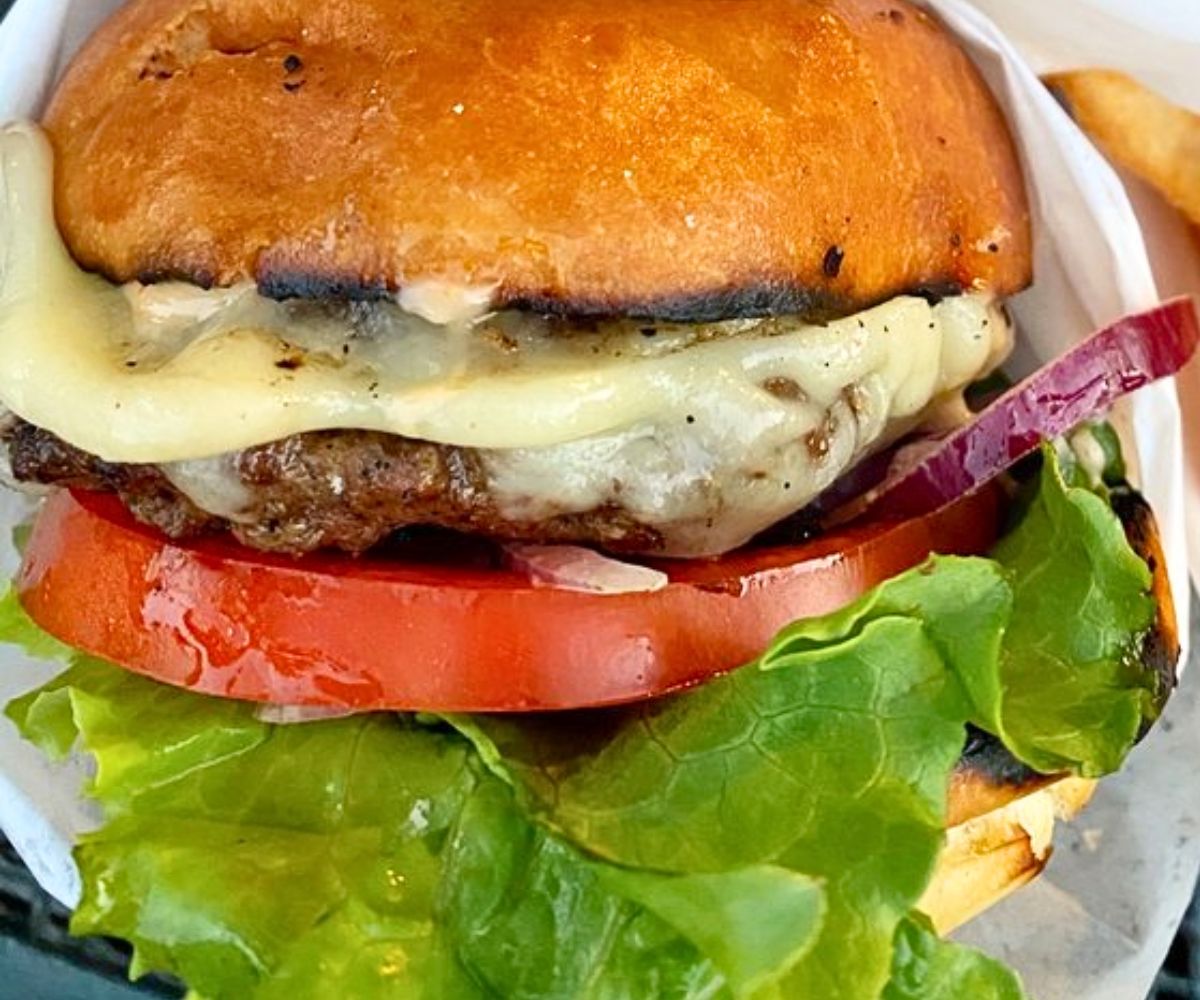 The Swiss at The Burger Spot in Garden City, NY