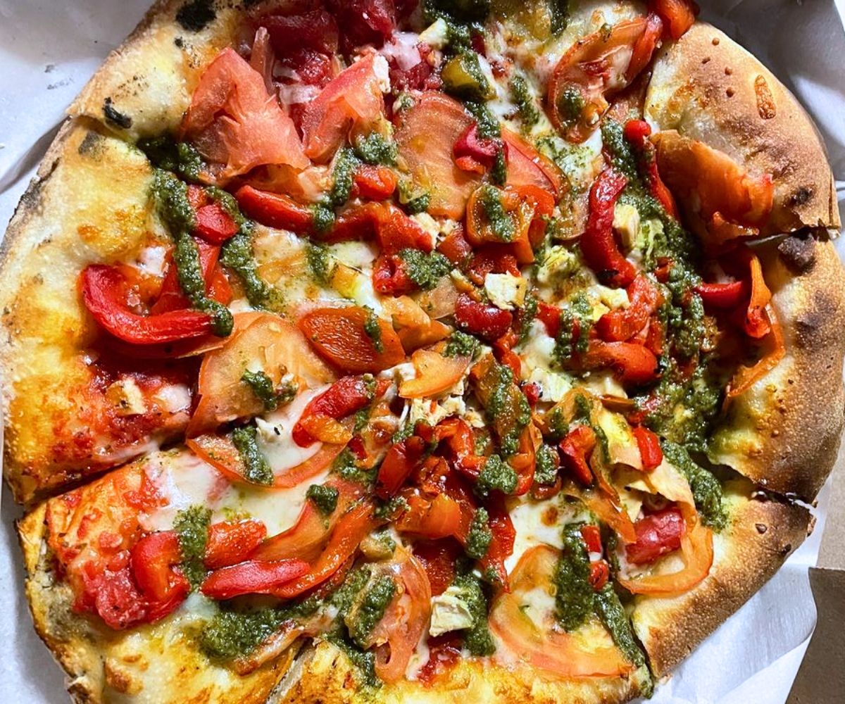 The Pollo at Faccia Luna Pizzeria in State College, Pennsylvania