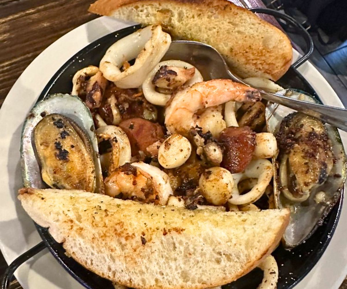 Paella Barcelona at Pisco Latin Kitchen in Sandy Springs, GA