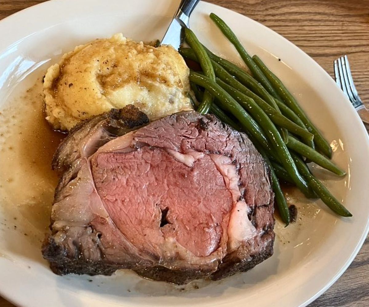 Rotisserie Prime Rib at Lost Cowboy Brewing in Nashua, New Hampshire