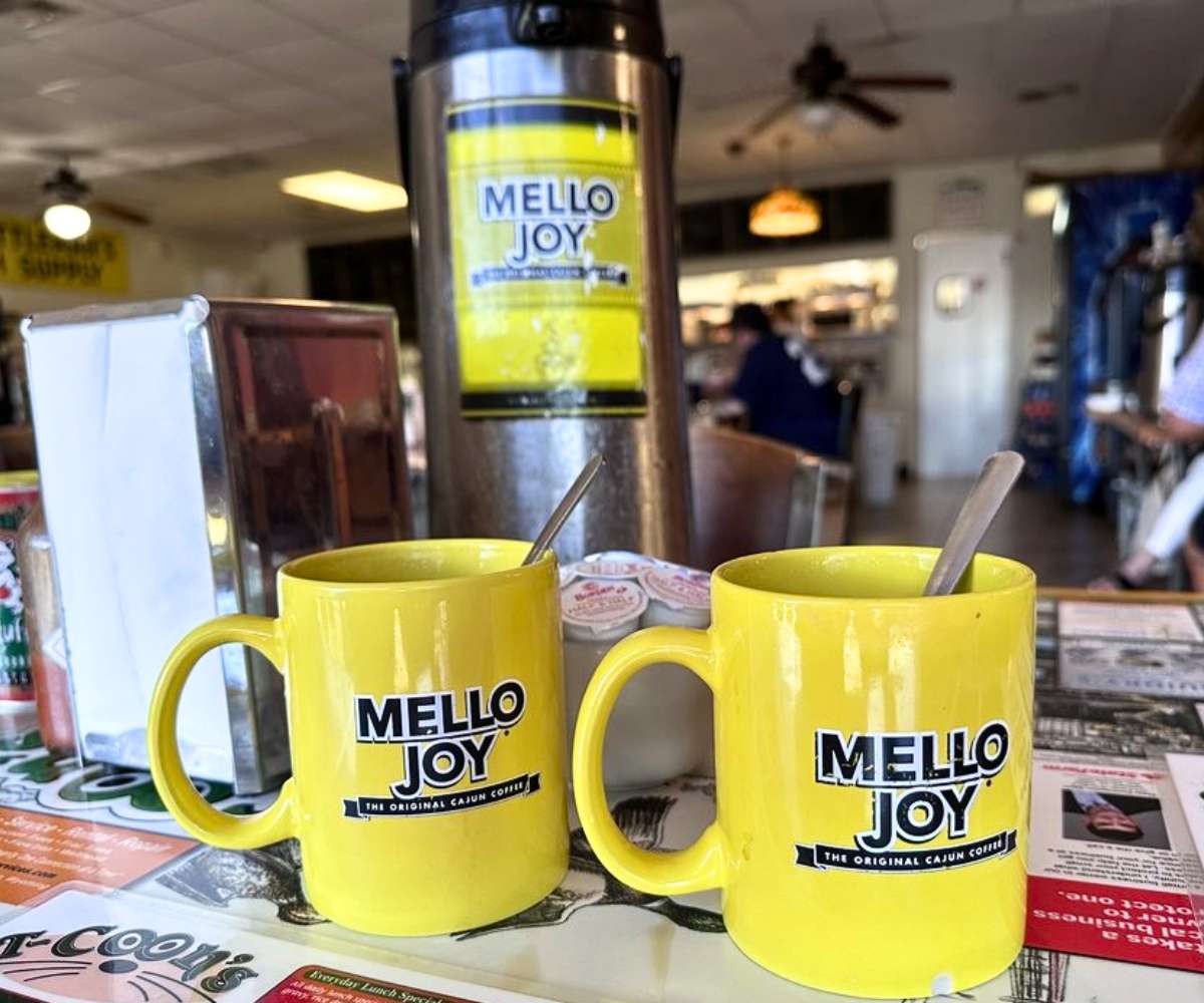 coffee at T-Coon's in Lafayette, Louisiana