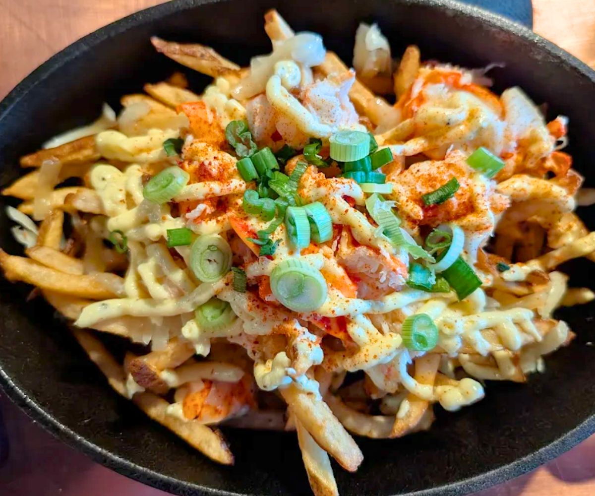Lobster Poutine at Revival Kitchen & Bar in Concord, New Hampshire