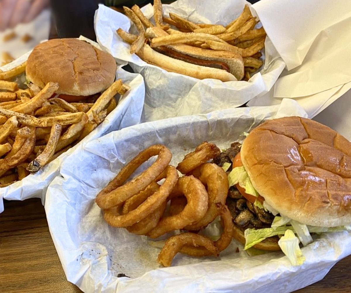 burgers at Jeff's Burgers Dogs & Shakes in Jacksonville, NC