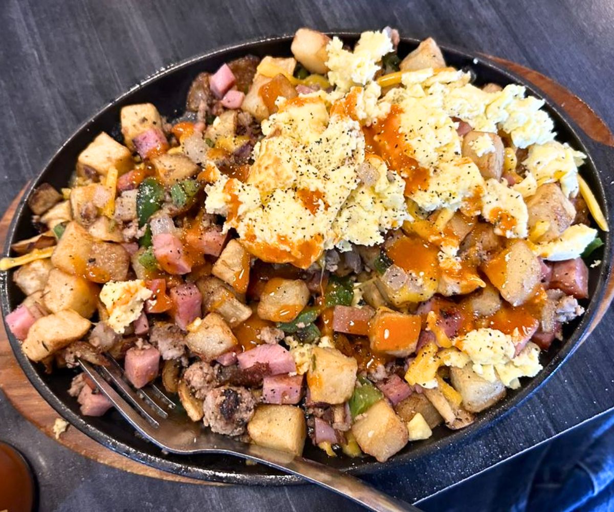 Big Rancher Skillet at Tracy's Family Restaurant in Great Falls, Montana