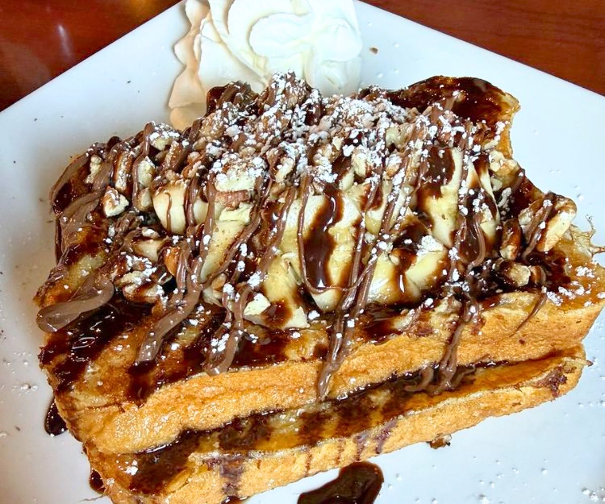 Chunkamonka French Toast at Shine Cafe in Troy, Michigan