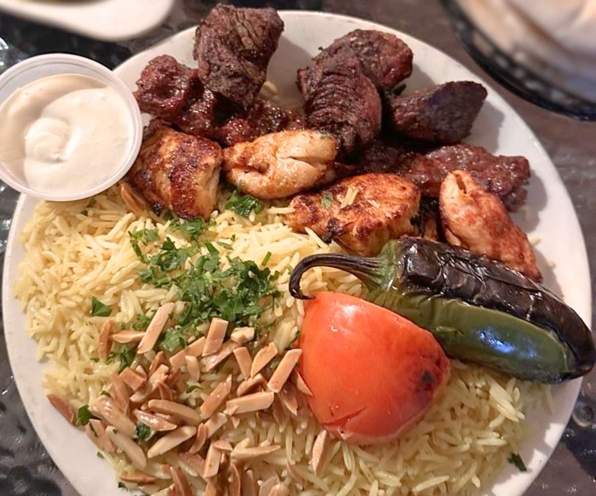 Mixed Kebab Platter at Abu Rass in Paterson, NJ