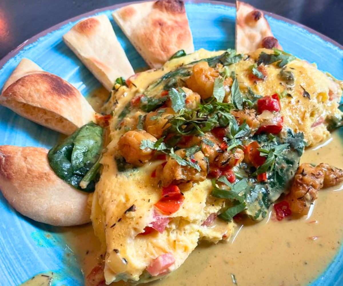 West Indies Omelet at Cedar in Covington, KY