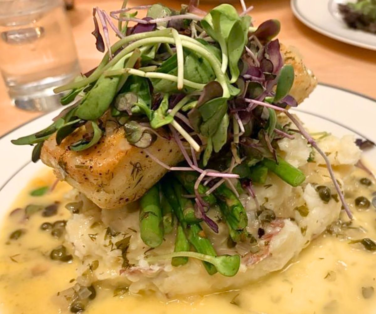 Halibut Special at The Marble Table in Billings, MT