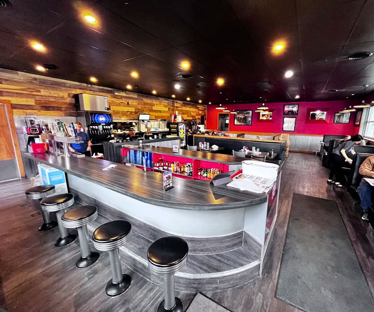 interior of Tracy's Family Restaurant in Great Falls, Montana