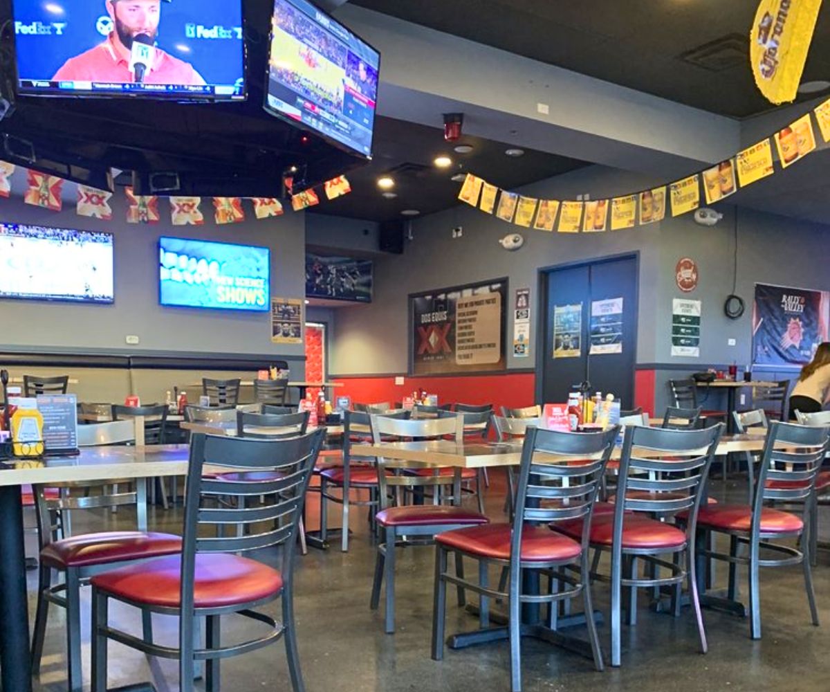 interior of Tap House Sports Grill in Surprise, AZ