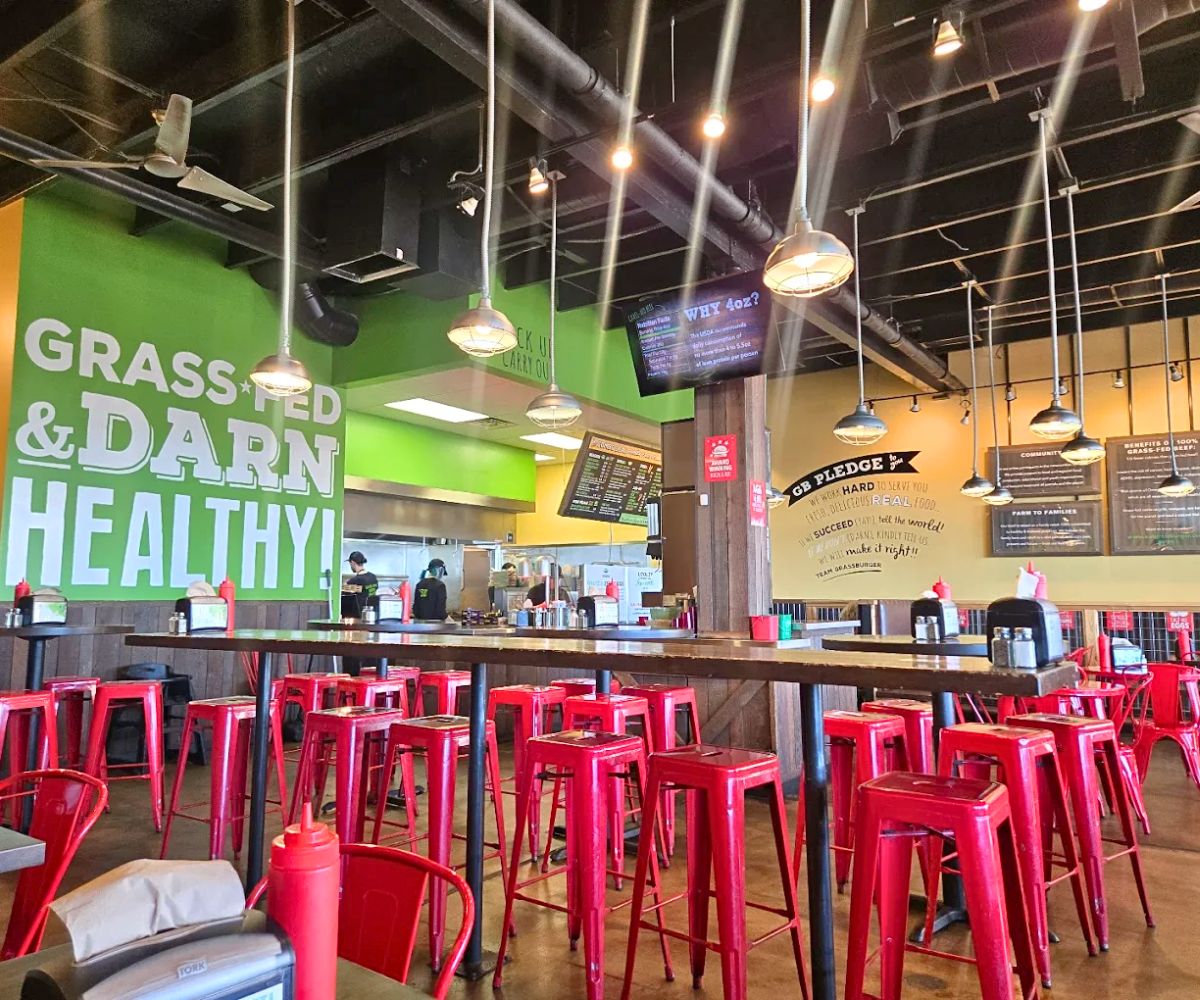 interior of Grassburger in Albuquerque, New Mexico