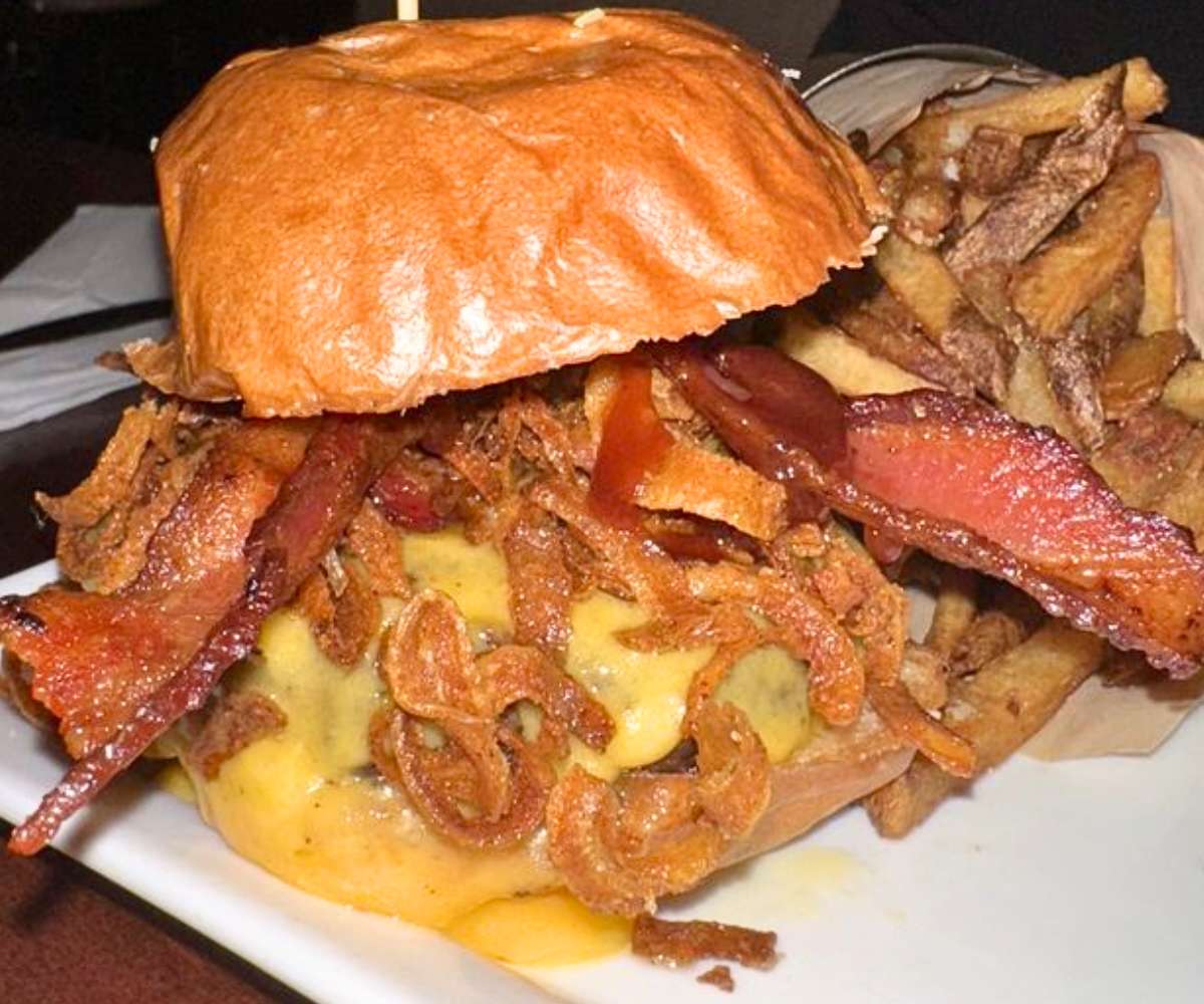 The Steakhouse Burger at Citizen Burger Bar in Charlottesville, VA