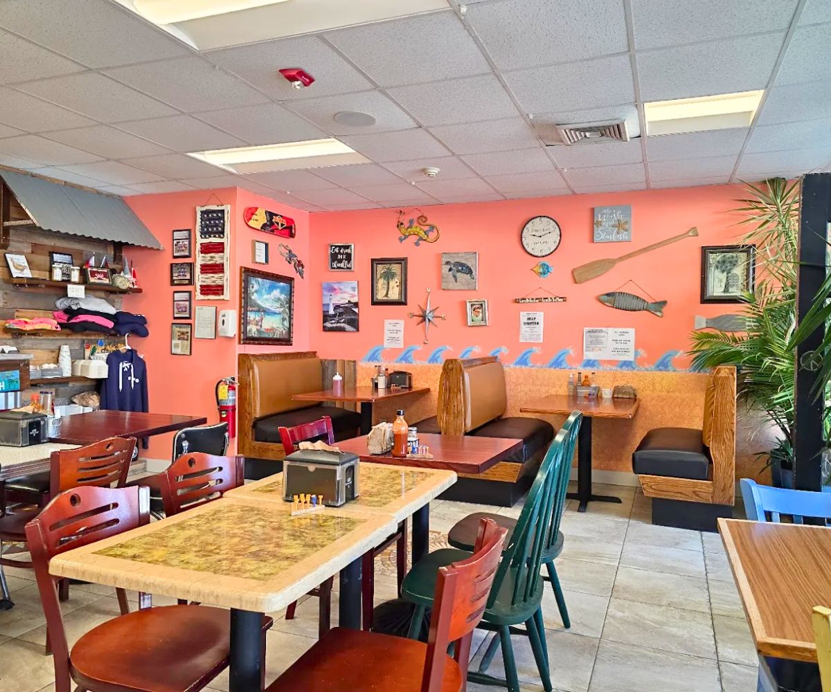 interior of The Love of Grub in Clifton, NJ
