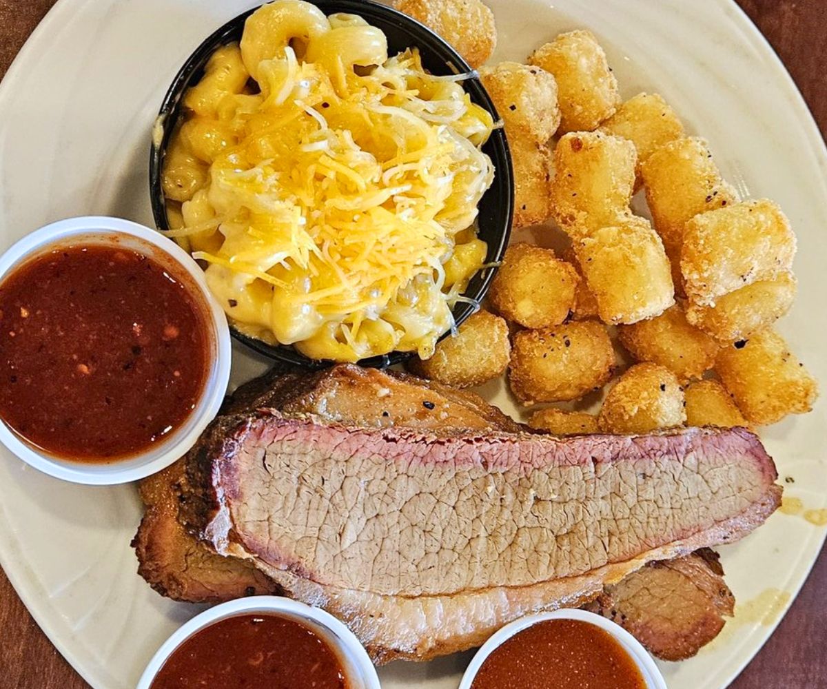 brisket at Pbody's in Clarksville, Tennessee