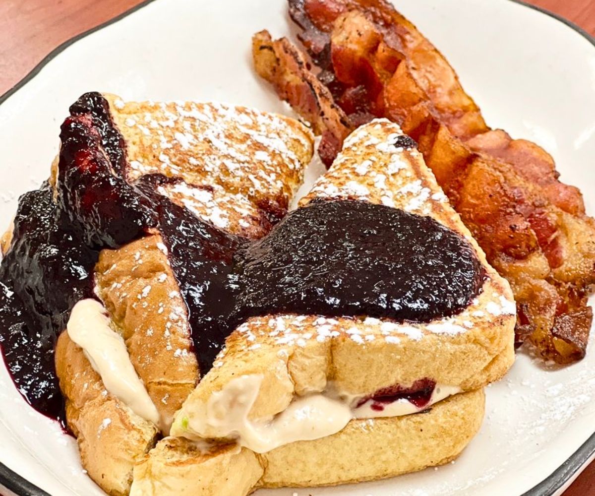 Blueberry Cheesecake French Toast at The Love of Grub in Clifton, NJ