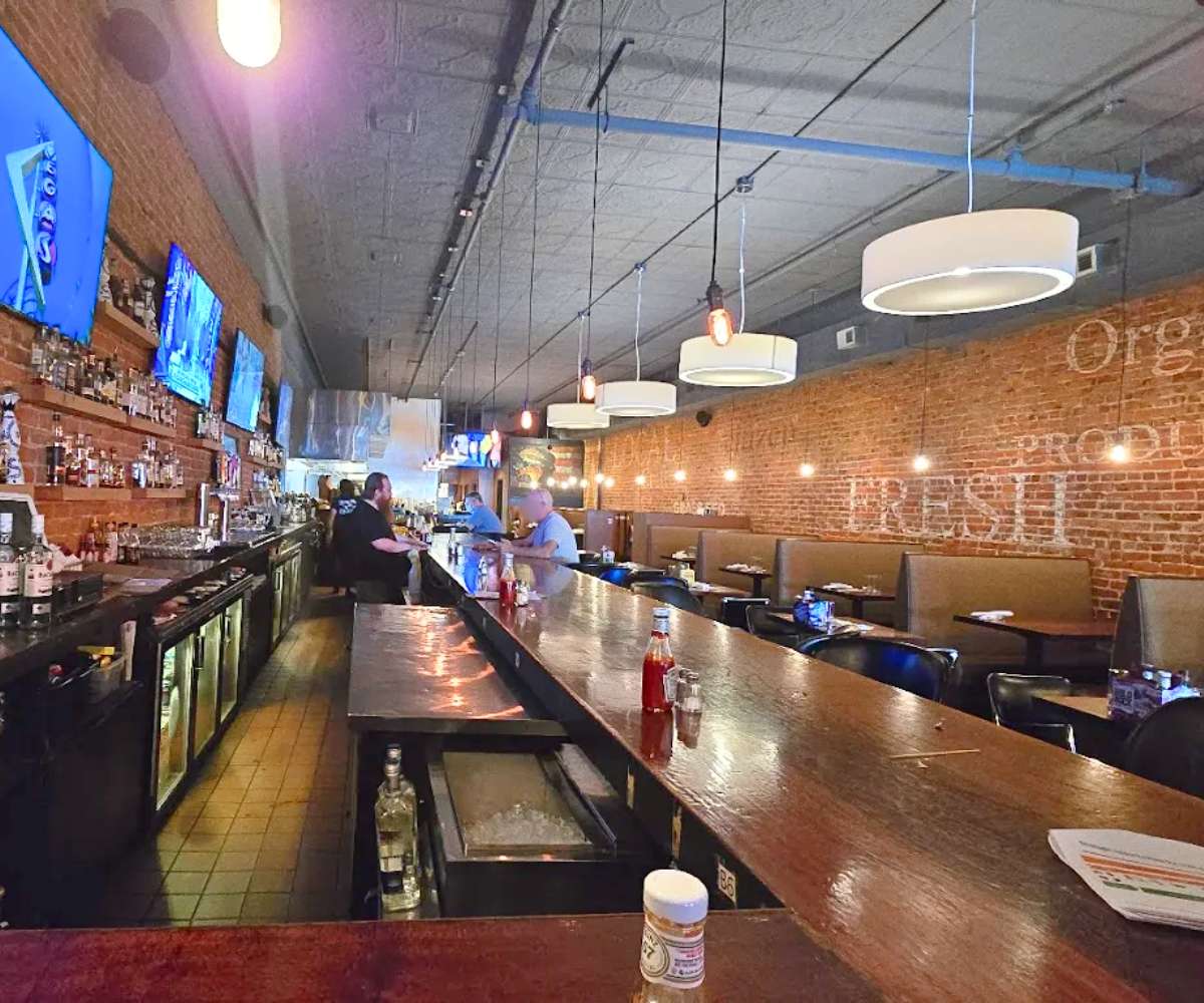 interior of Citizen Burger Bar in Charlottesville, VA