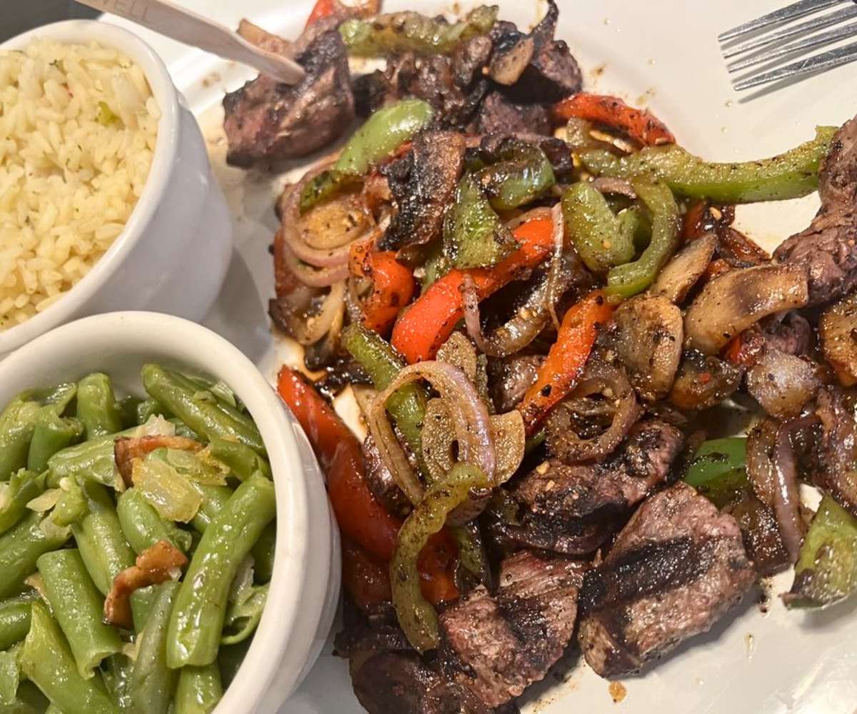 Steak Tips at The Old Plantation Restaurant in Medicine Park, OK