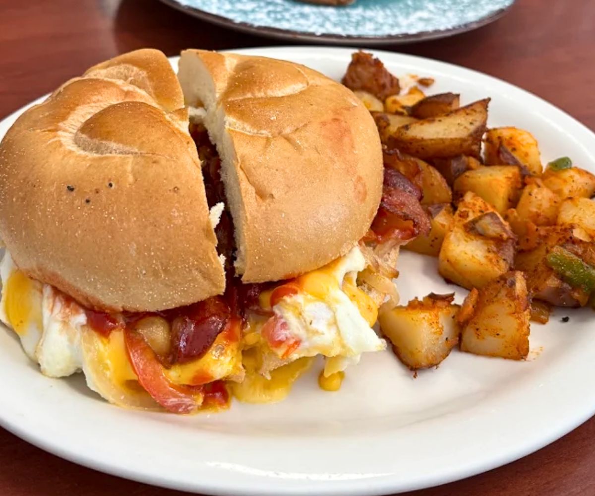 Breakfast Sandwich at The Love of Grub in Clifton, New Jersey