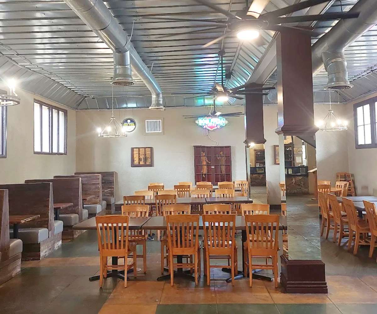 interior of The Old Plantation Restaurant in Medicine Park, OK