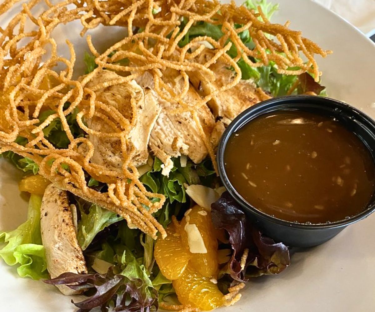 Chicken Asian Noodle Salad at Lefty's Main Street Grille in Blacksburg, Virginia