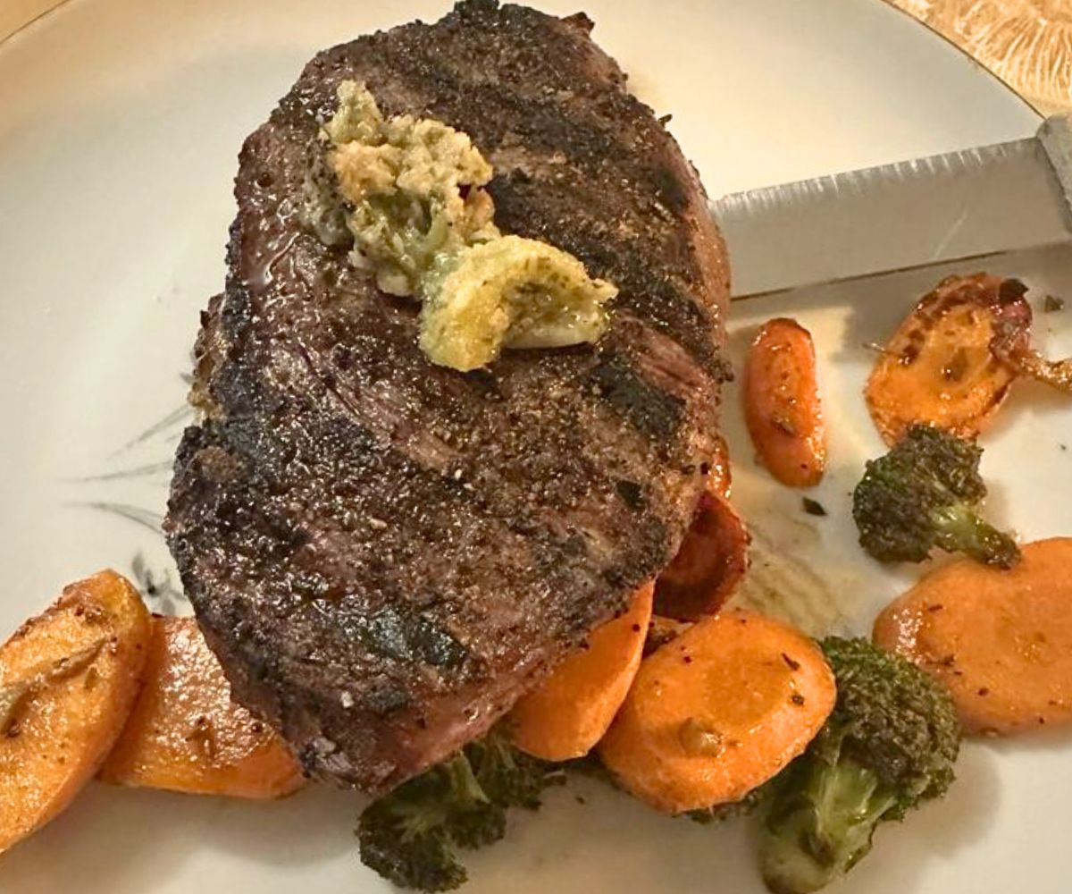 steak at The Grey Fox Grille in Dover, Delaware