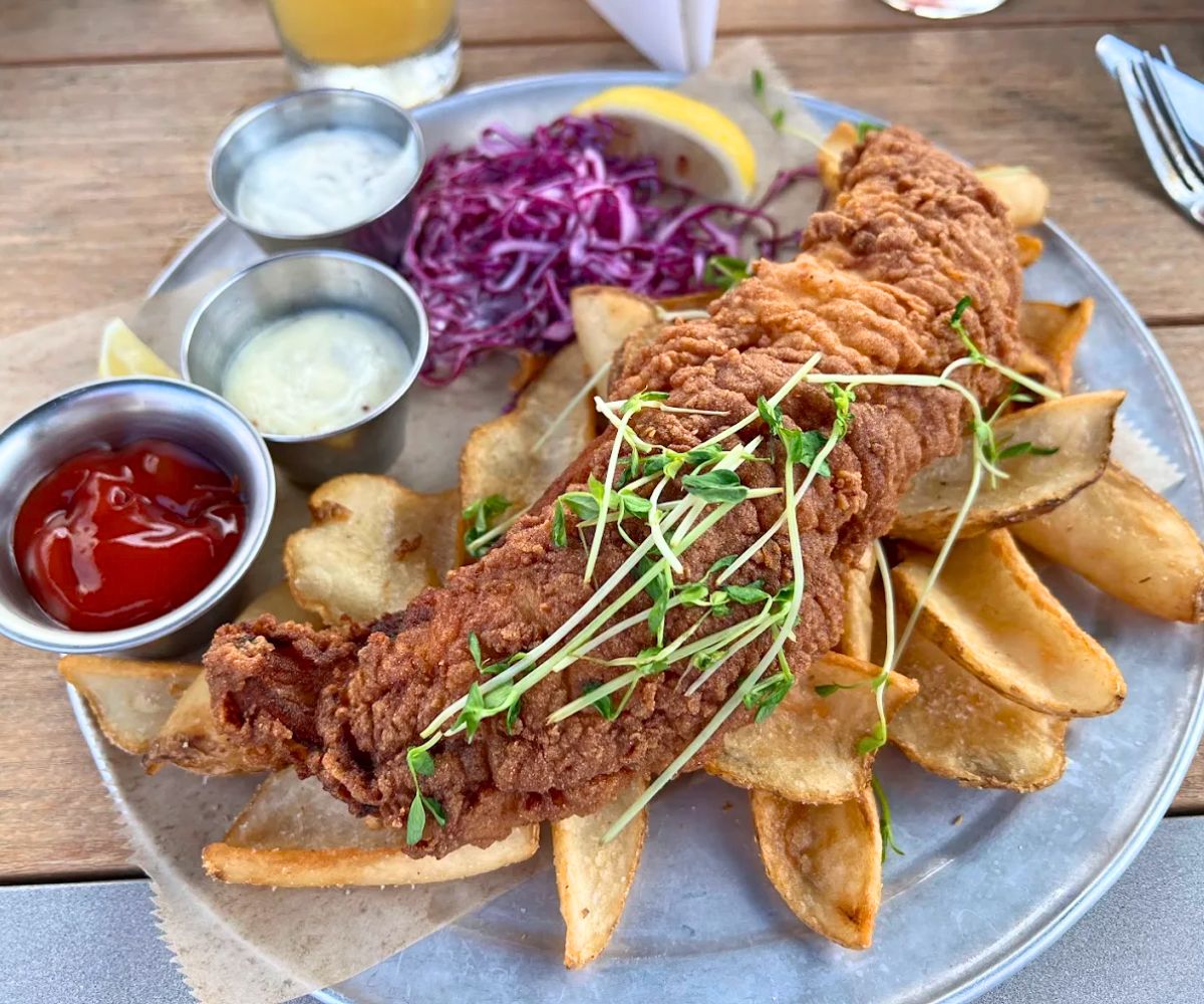 Fish and Chips at Pier 52 in Fall River, MA