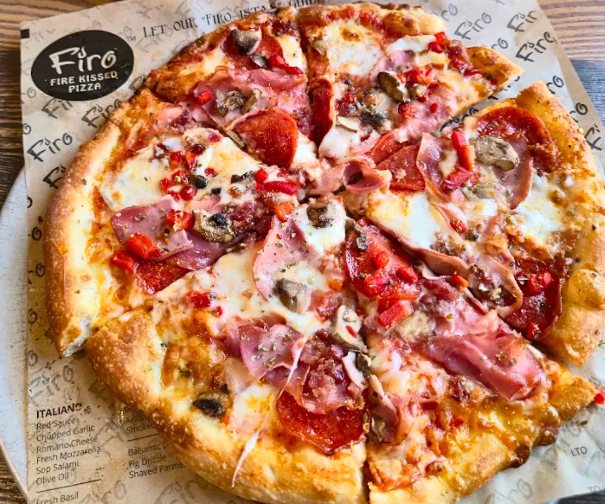 pizza at Firo Fire Kissed Pizza in Lawton, OK