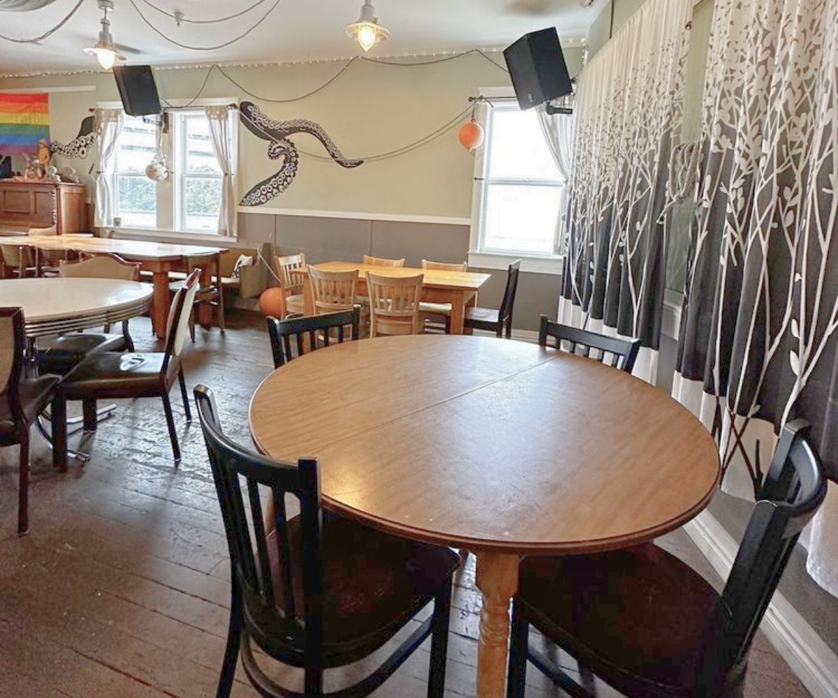 interior of Beak Restaurant in Sitka, Alaska