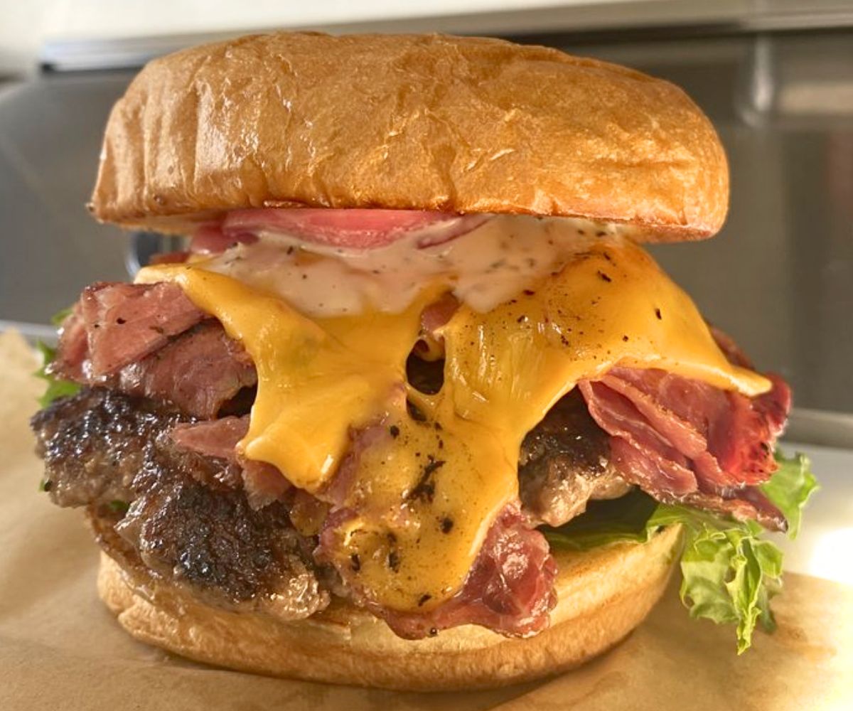 Backyard Burger at Rustic Nomads in Aurora, Colorado