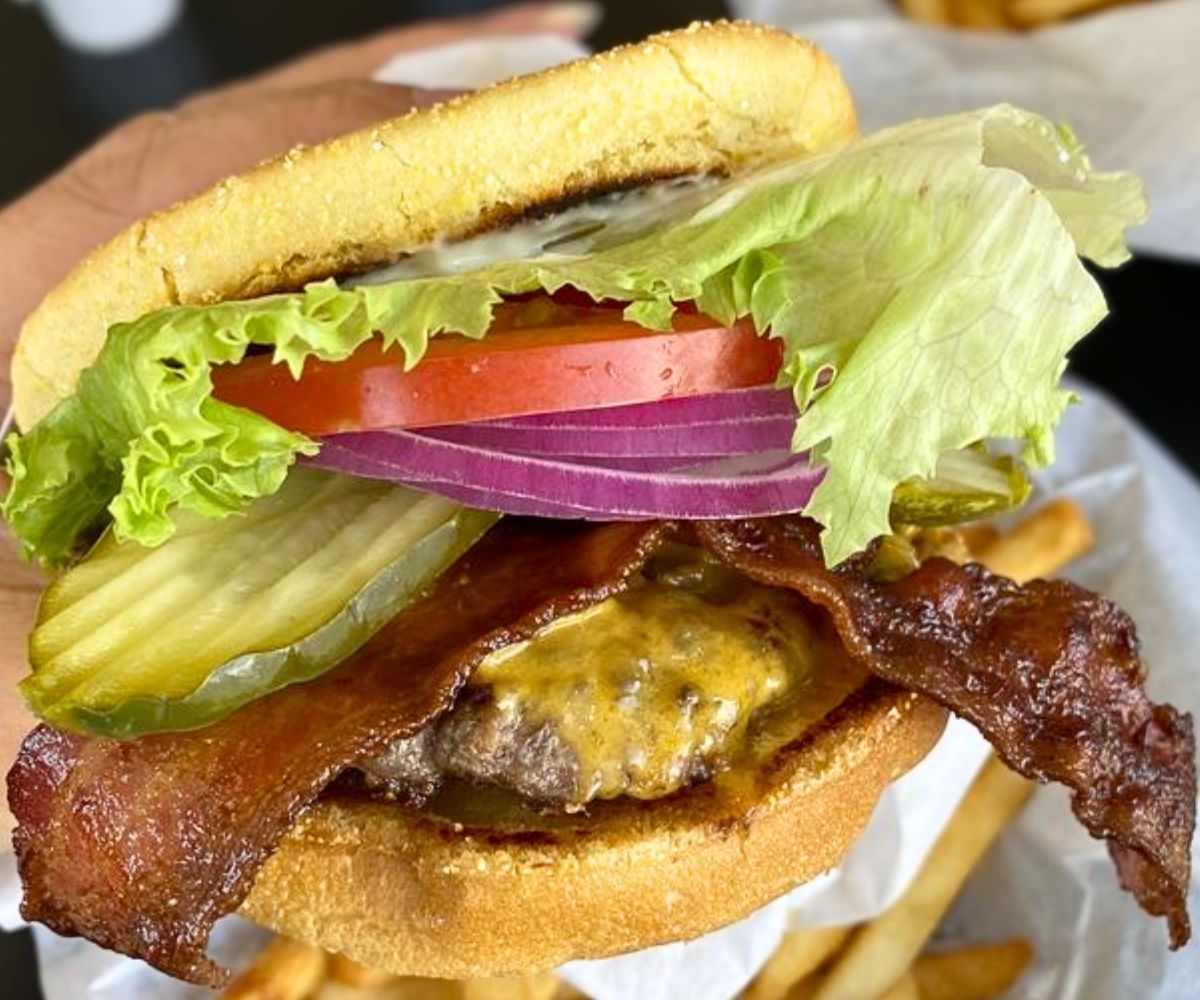 Bacon Cheeseburger at Main Street Burger in Meridian, Idaho