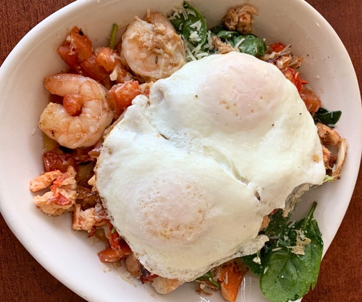 Boston Skillet at Scrambled Diner in Dyer, Indiana