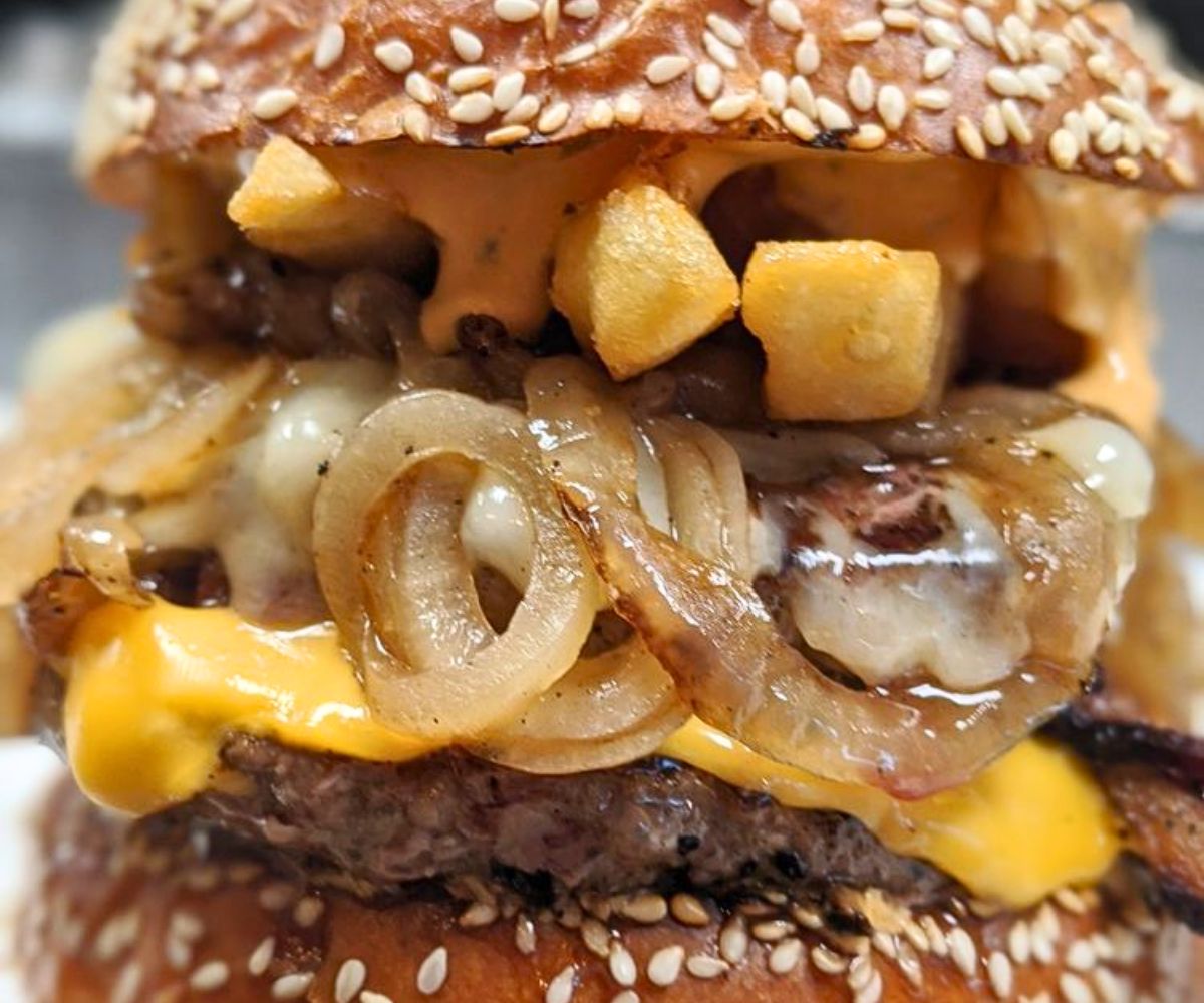 Jawbreaker Burger at Boss Burger in Norwalk, Connecticut