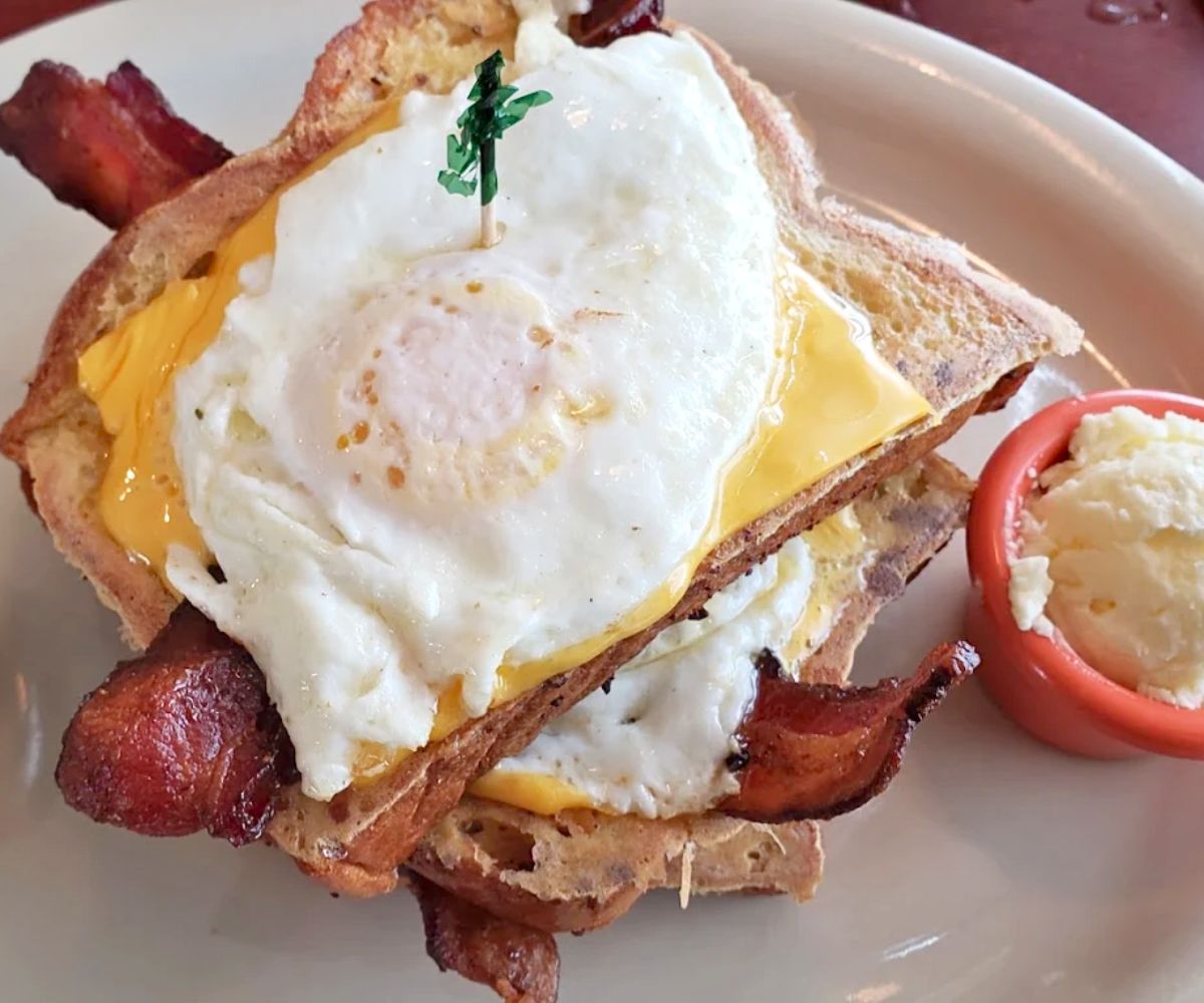 The French Toast Club at Scrambled Diner in Dyer, IN