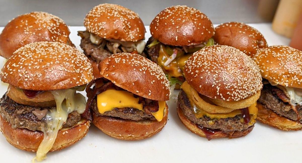 burgers at Boss Burger in Norwalk, CT