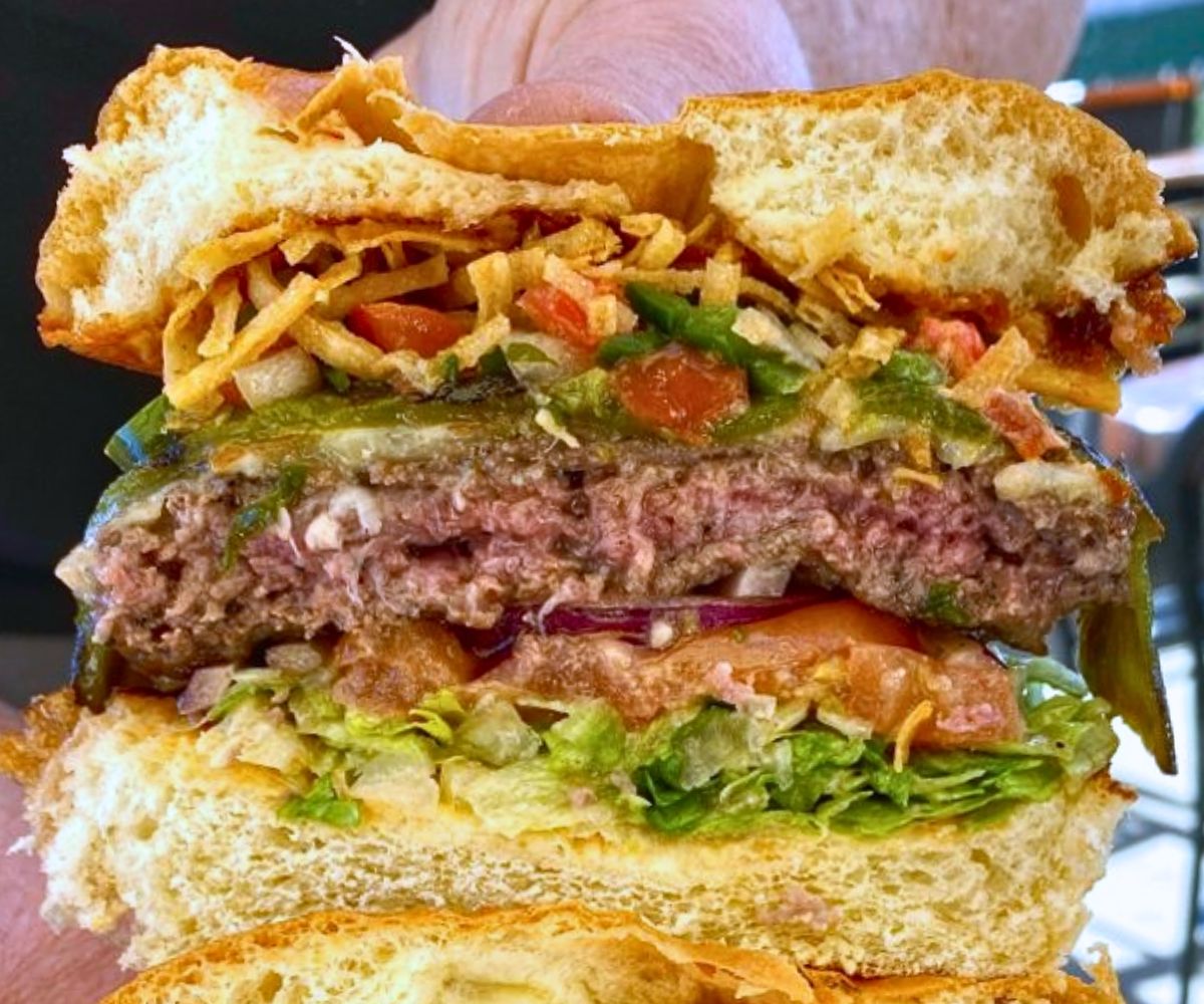 Baja Burger at Lopez & Lefty's in Anaheim, CA