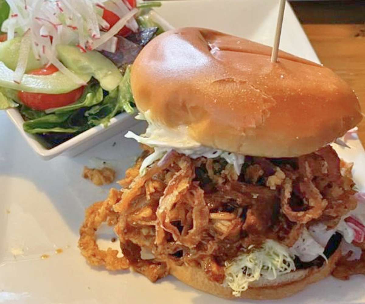 burger at The Spot Neighborhood Grill in Scottsdale, Arizona