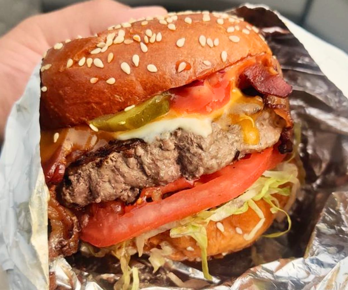 Original Boss Up Burger at Boss Burgers in Norwalk, Connecticut