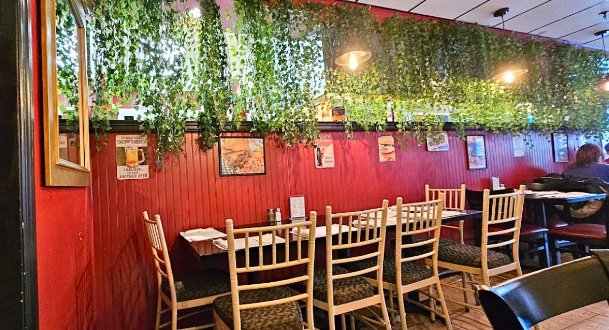 interior of Boss Burger in Norwalk, CT