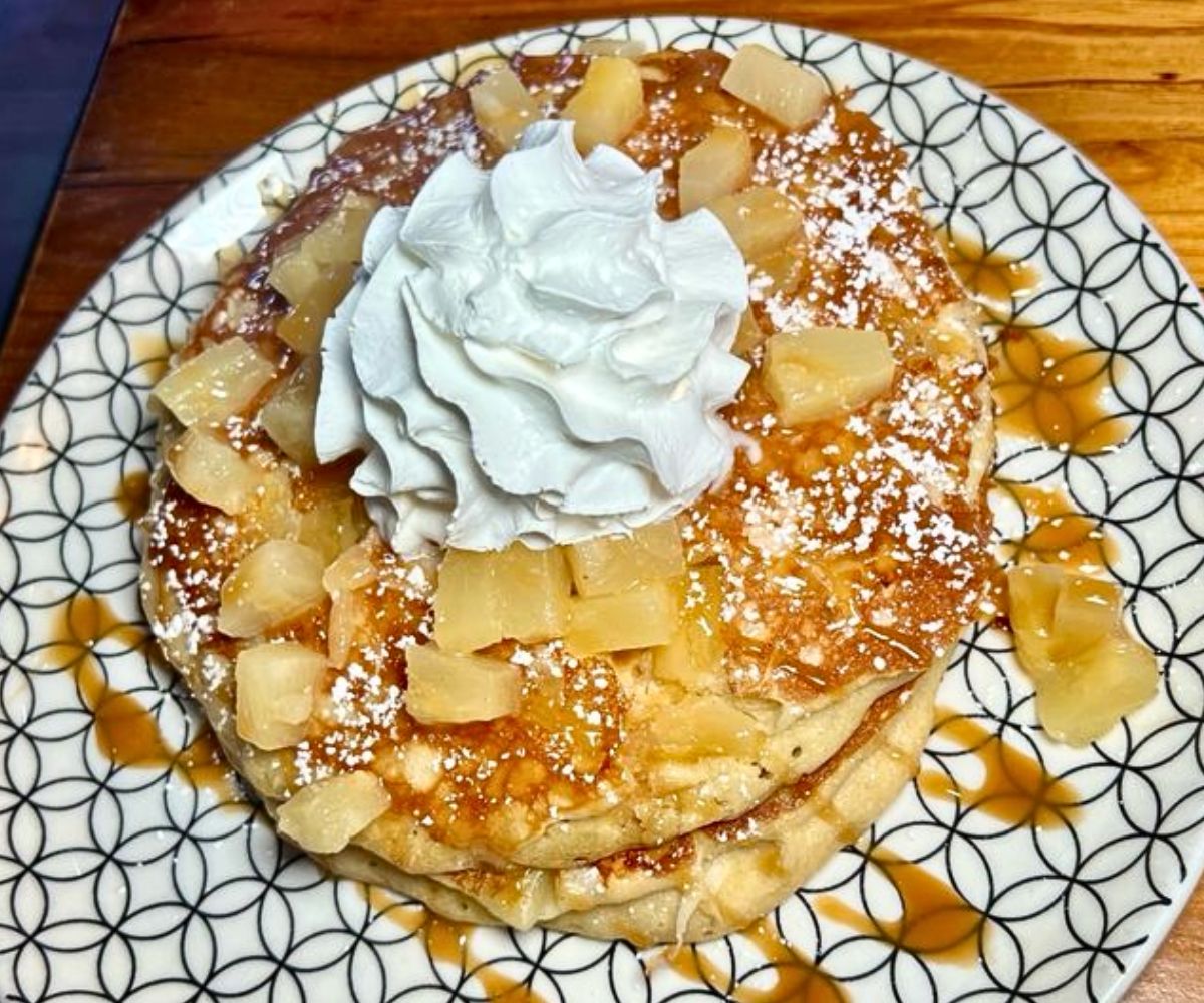 Pineapple Pancakes at Bay 34th Street Diner in Arlington, Texas