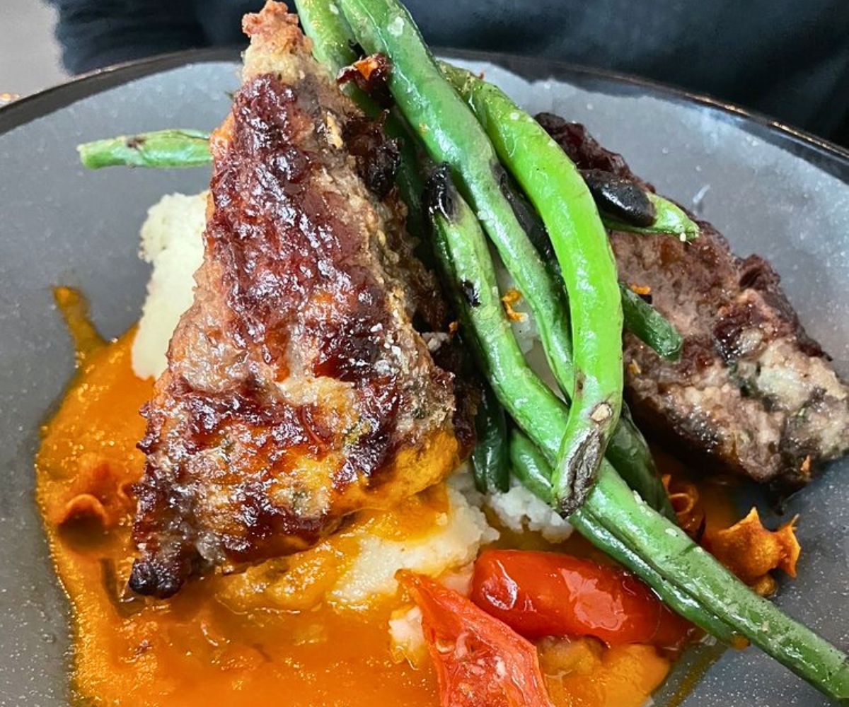 Porch Meatloaf at Porch Restaurant in South Jordan, Utah