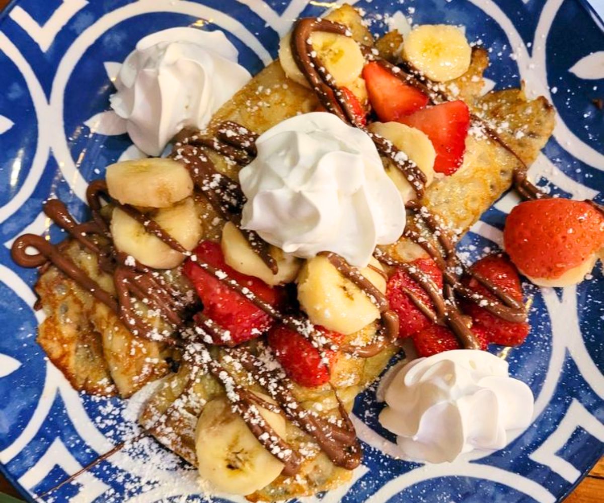 Nutella Crepe at Bay 34th Street Diner in Arlington, TX