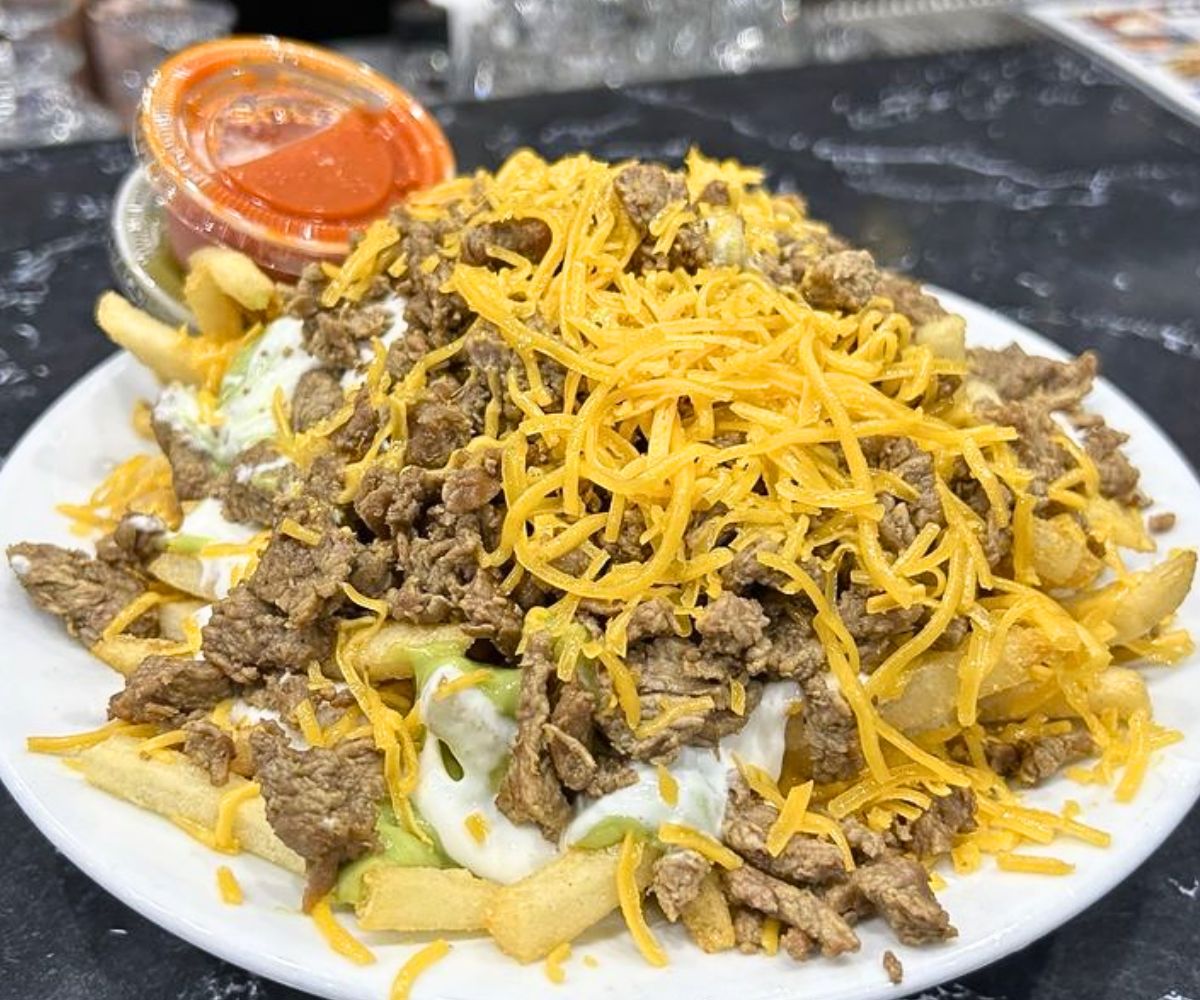 Carne Asada Fries at Rooftop on Miller in Buckeye, Arizona