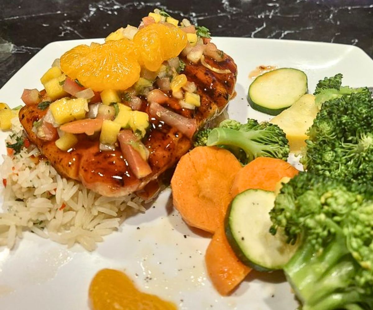 Dragon Salmon at Rooftop on Miller in Buckeye, Arizona