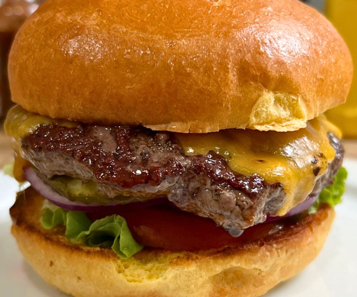 All American at Native Burger in San Francisco, California