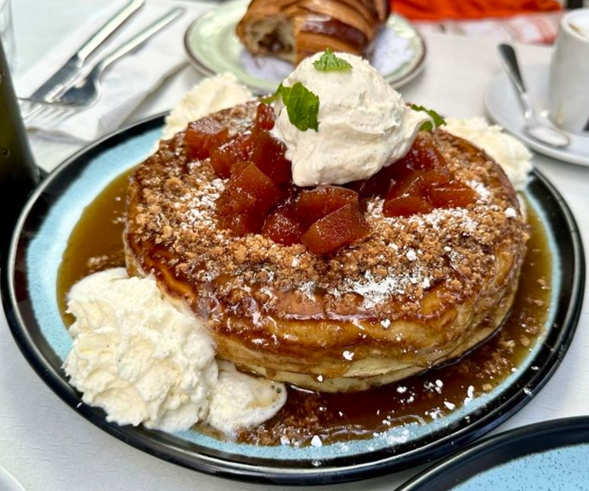 Pastelito Pancakes at B Bistro + Bakery in Miami, Florida