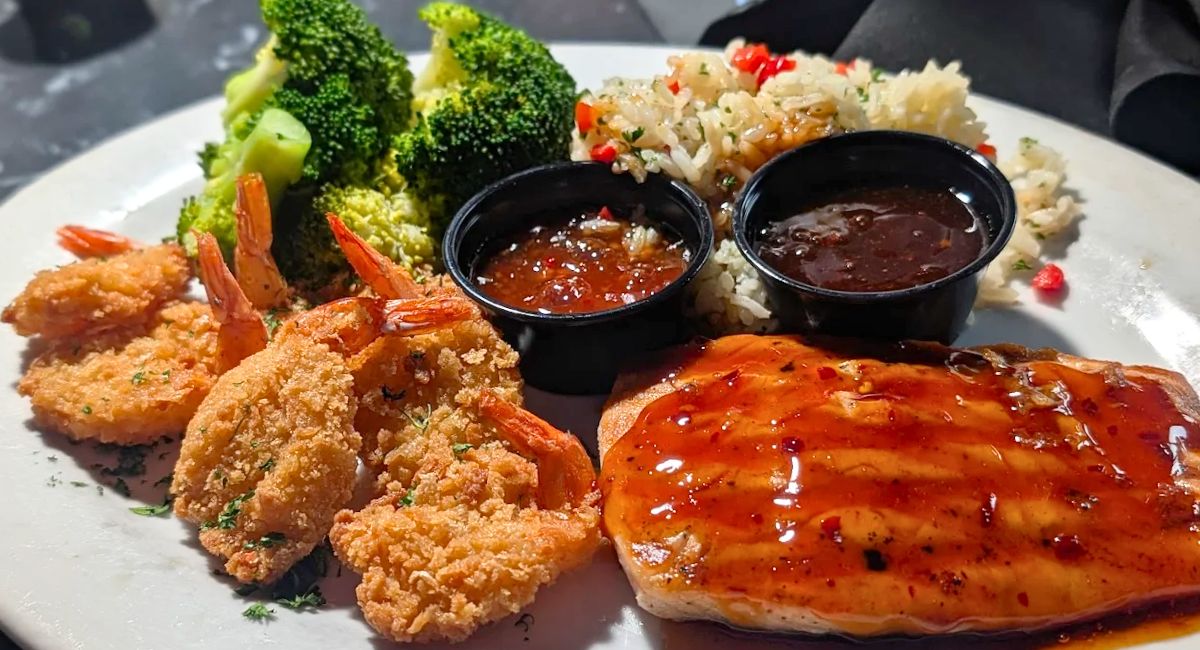 Salmon and Shrimp at Rooftop on Miller in Buckeye, AZ